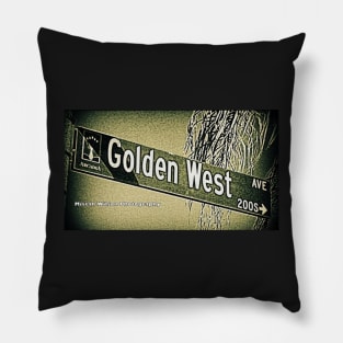 Golden West Blvd, Arcadia, California by Mistah Wilson Pillow