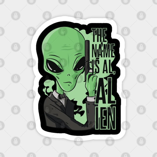 Extraterrestrial Encounter Magnet by Life2LiveDesign