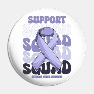 Stomach Cancer Support | Periwinkle Ribbon Squad Support Stomach Cancer awareness Pin