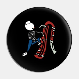 Contrabassoon man Pin