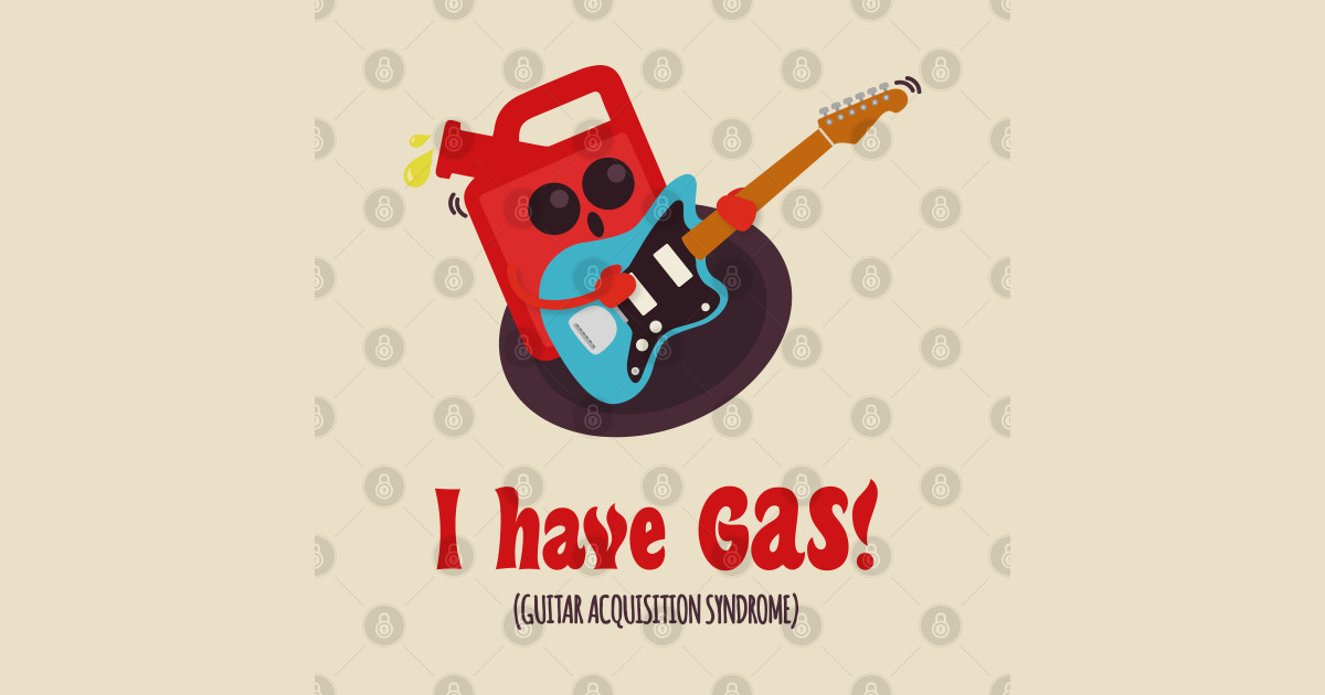 I Have Gas Funny Guitarist Puns Jokes Electric Guitar Guitarist