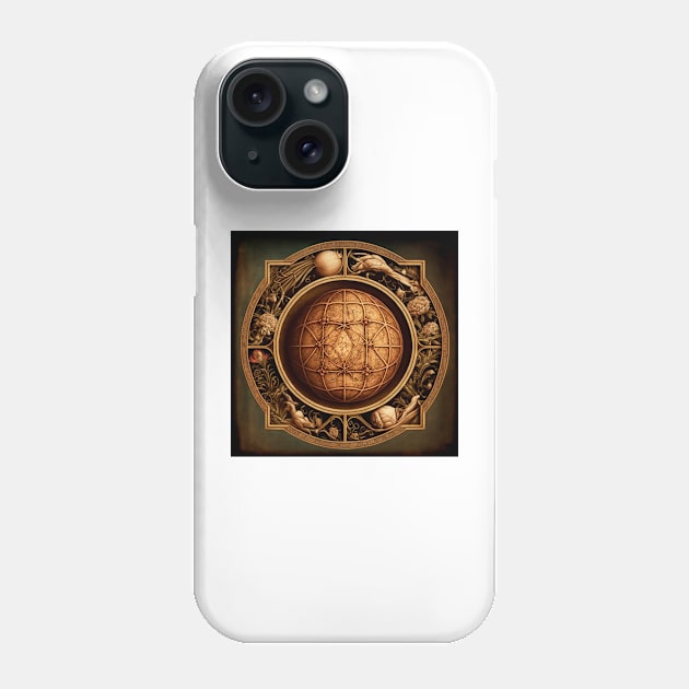 Earth as DaVinci Phone Case by damnaloi