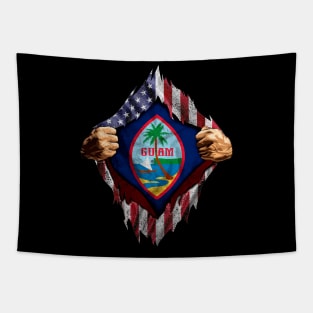 Guam USA Flag Tapestry