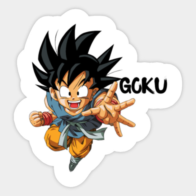 Kid Goku Inspired Dragon Ball Z Design Dragon Ball Sticker Teepublic