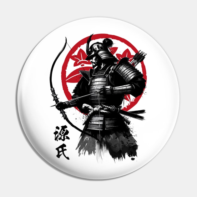 Samurai clan Mimamoto Pin by DrMonekers