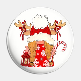 Christmas Gnome Pin