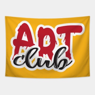 Art Club Colorful Gift Graphic Tee Tapestry