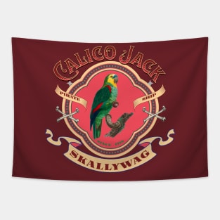 Calico Jack Parrot Skallyway Tapestry