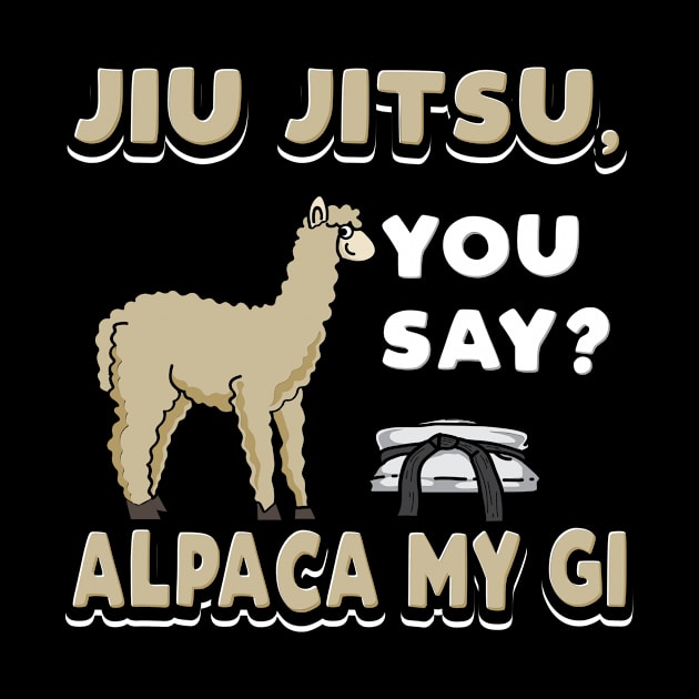 Alpaca my gi Brazilian jiu jitsu by maxcode