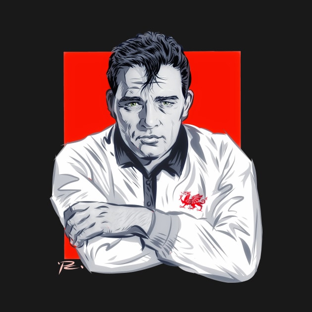 Richard Burton - An illustration by Paul Cemmick by PLAYDIGITAL2020