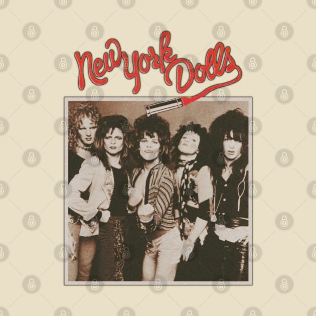 new york dolls retro 90s by Deconstructing Comics