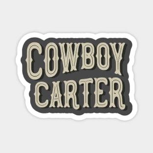 Rustic Western Cowboy Carter Graphic Magnet