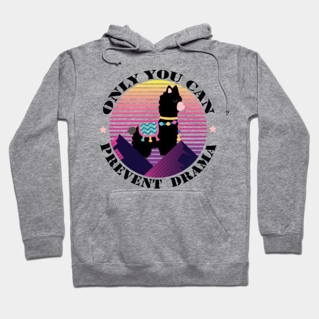 Only You Can Prevent Drama Llama Camping Vintage Funny Gift T-Shirt Only You Can Prevent Drama Llama Camping Vintage Funny Gift T-Shirt