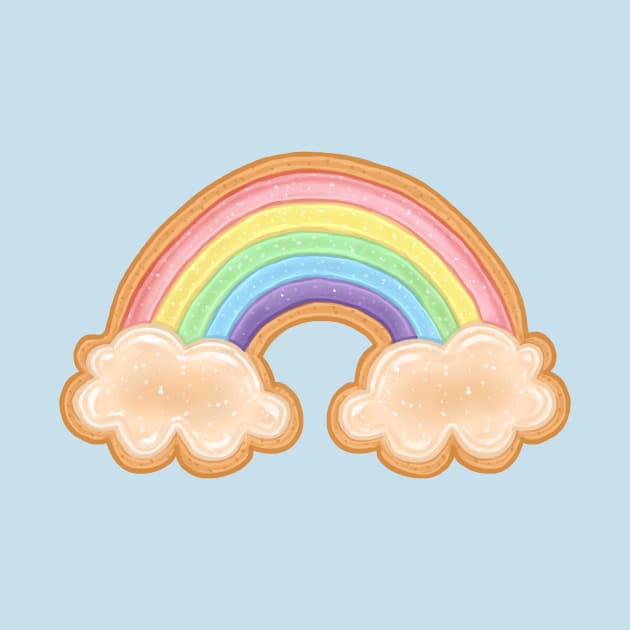 Sugar Cookie Rainbow Cloud by MidaDesigns1