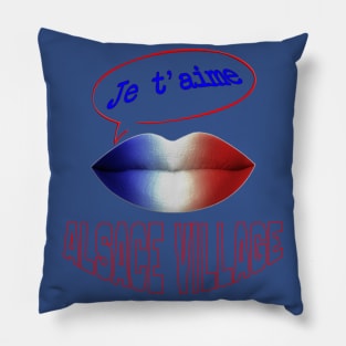 JE TAIME ALSACE VILLAGE Pillow