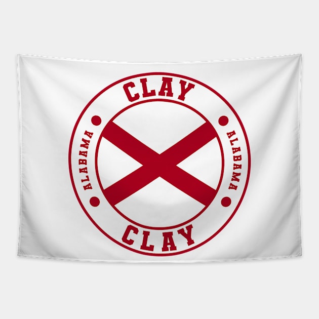 Clay Alabama USA Tapestry by urban-wild-prints