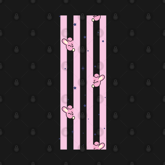 Disover BT21 Cooky Striped Pajamas Pattern - Bt21 Bts - T-Shirt