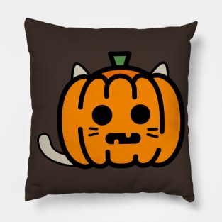 Pumpkin Cat Spooky Pillow