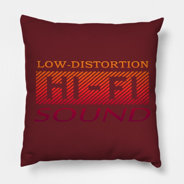 sound shirt Pillow by retroracing