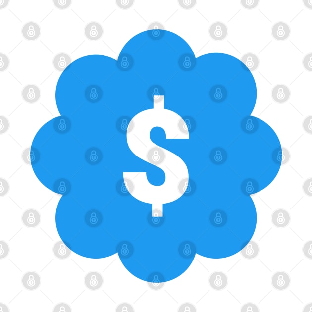 Twitter Verified Blue Dollar by powniels