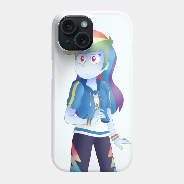 Rainbow Dash (EqG) Phone Case by melissaan618