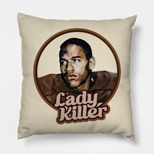 Lady Killer // Vintage Oj Simpson Funny Design Pillow