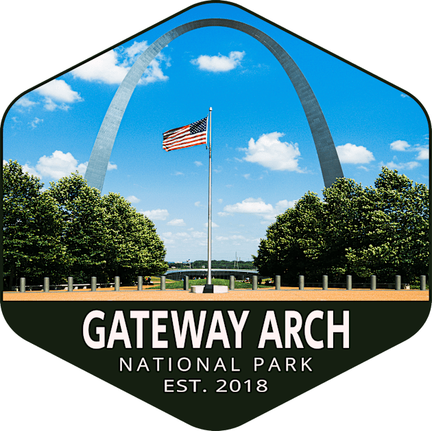 Gateway Arch National Park Kids T-Shirt by HomeSpirit