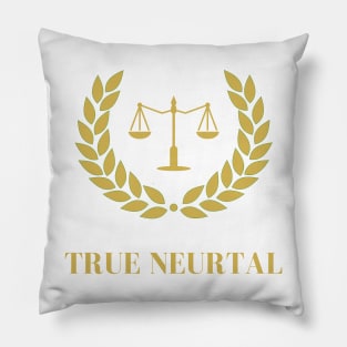 True Neutral mug shirt gift alignment dnd Dungeons Pillow