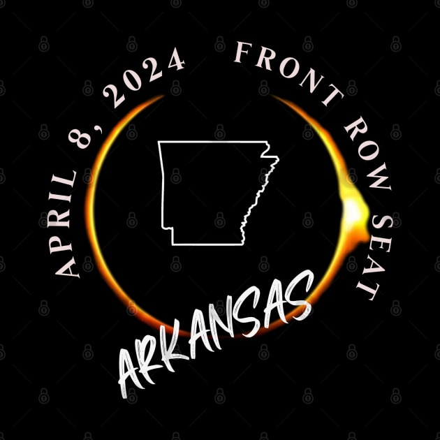 2024 Arkansas Eclipse Front Row Seat To Total Darkness by SmoothVez Designs