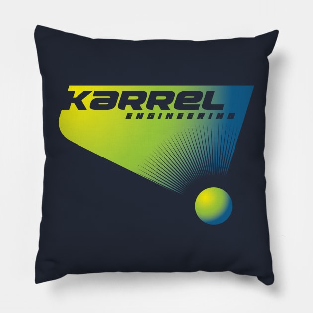 Karrel Engineering Pillow by MindsparkCreative