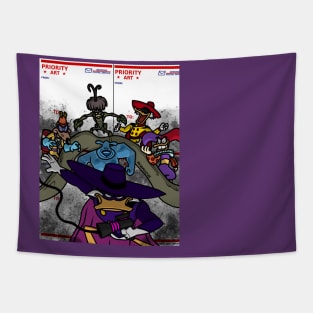 DarkWing Duck Graffiti Tapestry