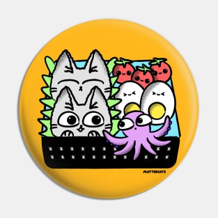 Kawaii Bento Box Cat Pin