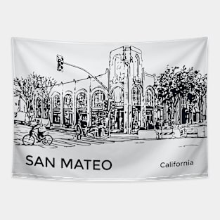 San Mateo California Tapestry