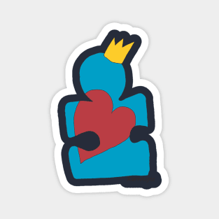 King of hearts Magnet