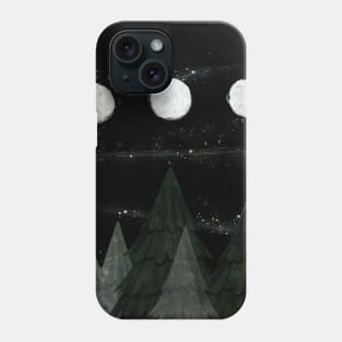 Moon phases Phone Case