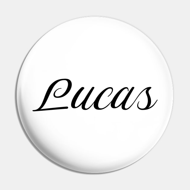 Name Lucas Pin by gulden