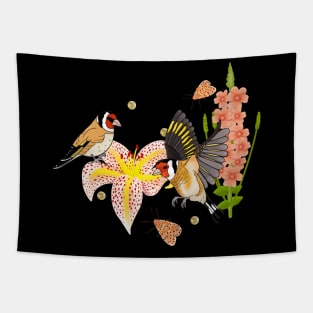 Goldfinch romance Tapestry