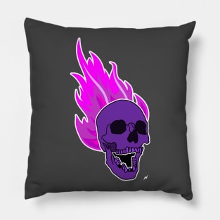 FIRE SKULL Pillow