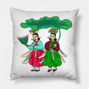 Minhwa: Taoist Fairy Sisters B-3 Type Pillow