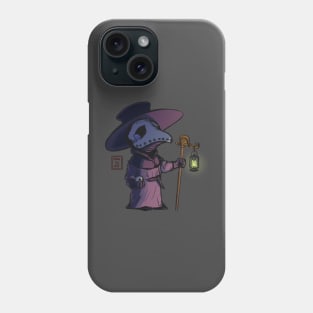 cute sad plague doctor Phone Case