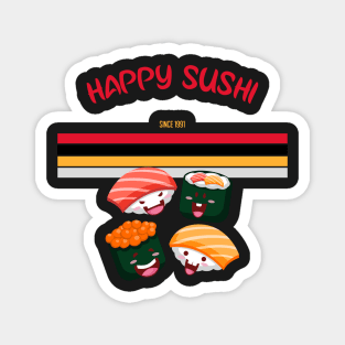 Happy Sushi Magnet