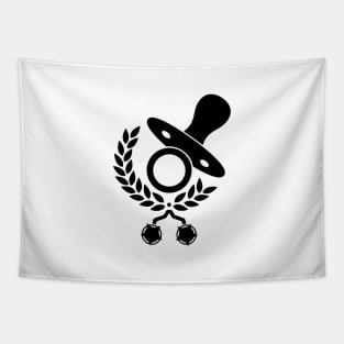 Baby and pregnant Logo Tapestry
