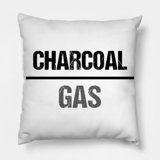 Charcoal Over Gas BBQ Pillow