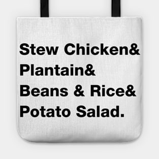 Belizean Sunday Dinner - Black Tote