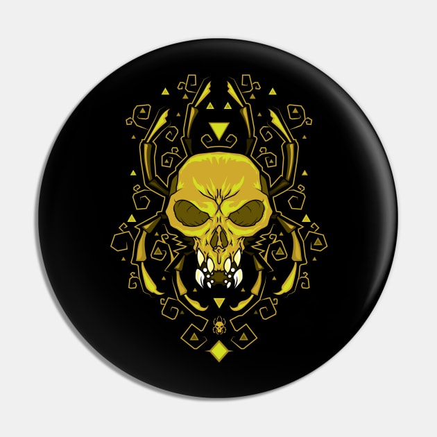 Golden Skulltula Pin by ArelArts