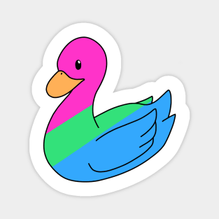 Light Polysexual Duck Magnet