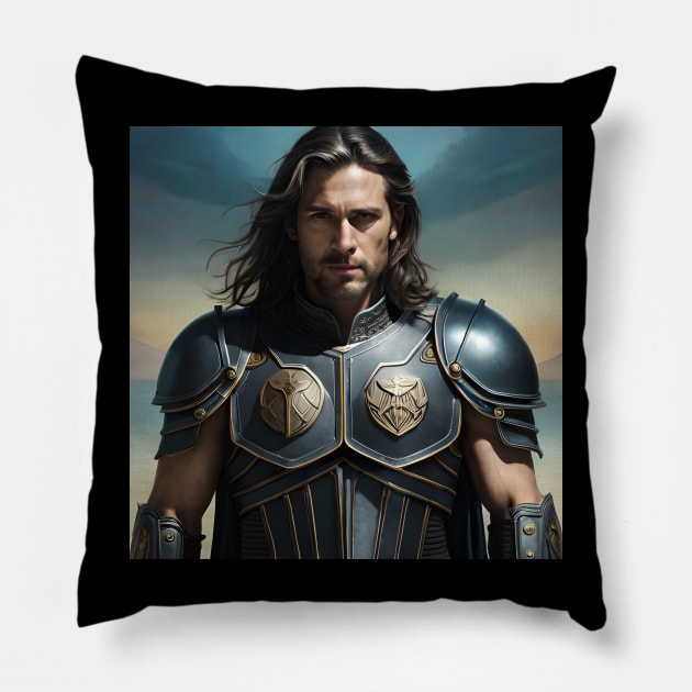 Sir Lancelot Pillow by Love of animals