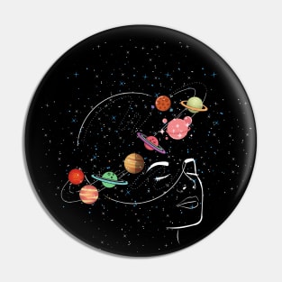 galaxy girl Pin