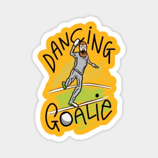 Dancing Goalie Australian Football Soccer Goalkeeper Magnet