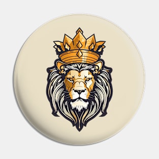 Lion king of the jungle Pin